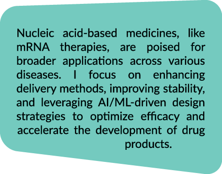 Nucleic acid based medicines, like mRNA therapies, are poised for broader applications across various diseases. I foc...