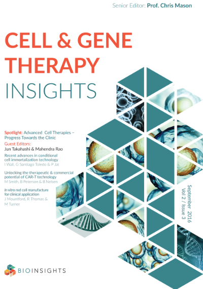 Cell and Gene Therapy Insights Vol 2 Issue 3
