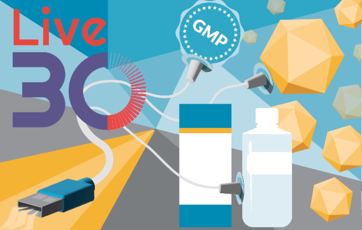 What does Plug-and-Play offer large-scale AAV manufacturing?