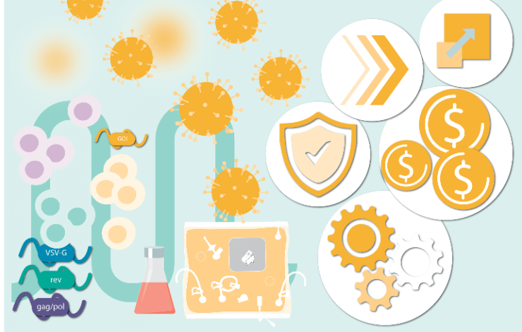 Achieving reliable and scalable lentiviral vector production