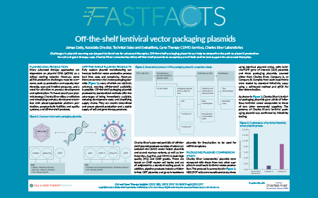 Off-the-shelf lentiviral vector packaging plasmids