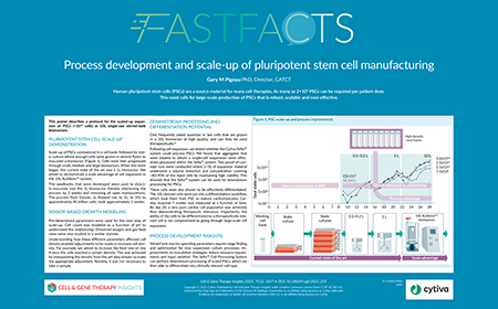 Process development and scale-up of pluripotent stem cell manufacturing