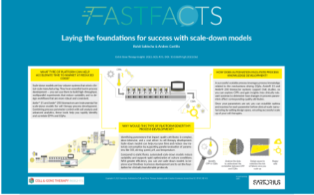 Laying the foundations for success with scale-down models