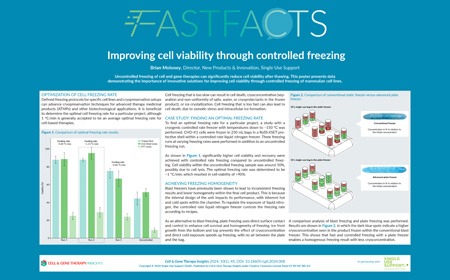 Improving cell viability through controlled freezing
