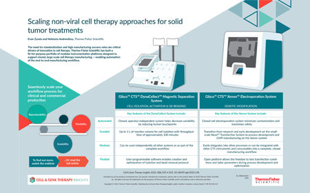 Scaling non-viral cell therapy approaches for solid tumor treatments