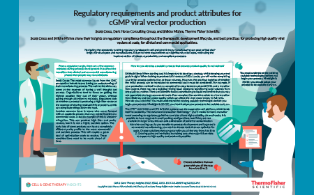 Regulatory requirements and product attributes for cGMP viral vector production