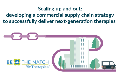 Scaling up and out: developing a commercial supply chain strategy to successfully deliver next-generation therapies